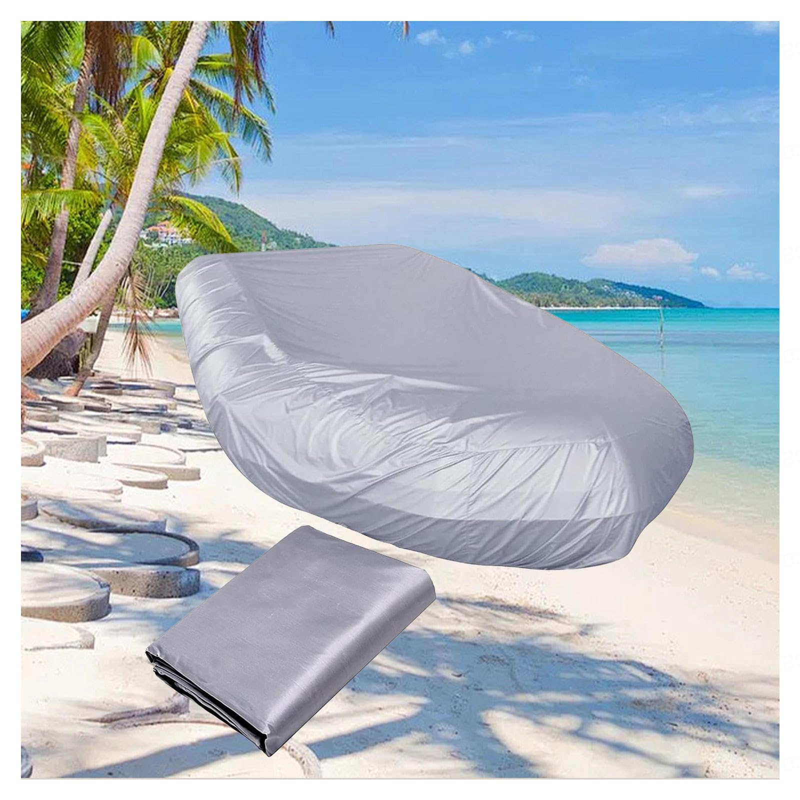 Copri Consolle Gommone 7 Dimensioni Copertura per Barca Resistente ai Raggi UV Coperture per Gommoni per Piccoli Gommoni E Gommoni Rigidi,520 * 210 * 46cm
