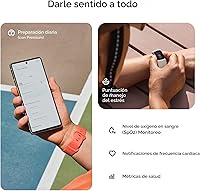 Vista 5 de Fitbit Charge 6 - Rastreador de actividad física con aplicaciones de Google, frecuencia cardíaca en equipos de ejercicio, membresía premium de 6