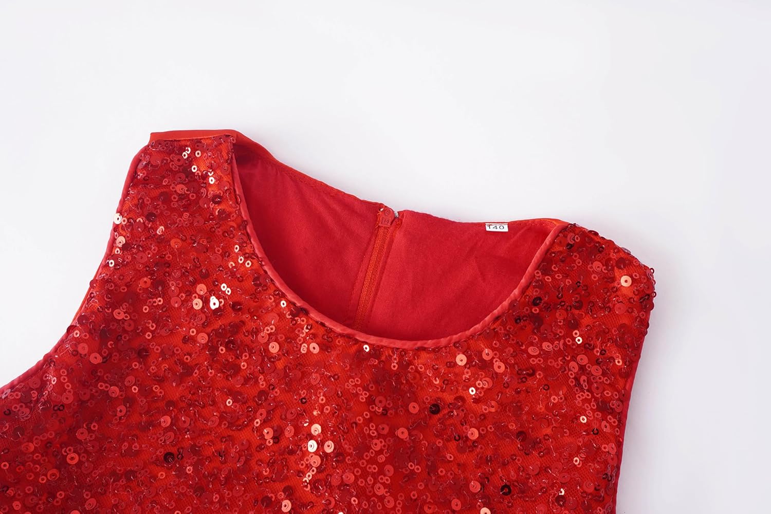 小さな女の子のスパンコールノースリーブメッシュレインボーパーティーウェディングフラワードレスアクセサリー付き