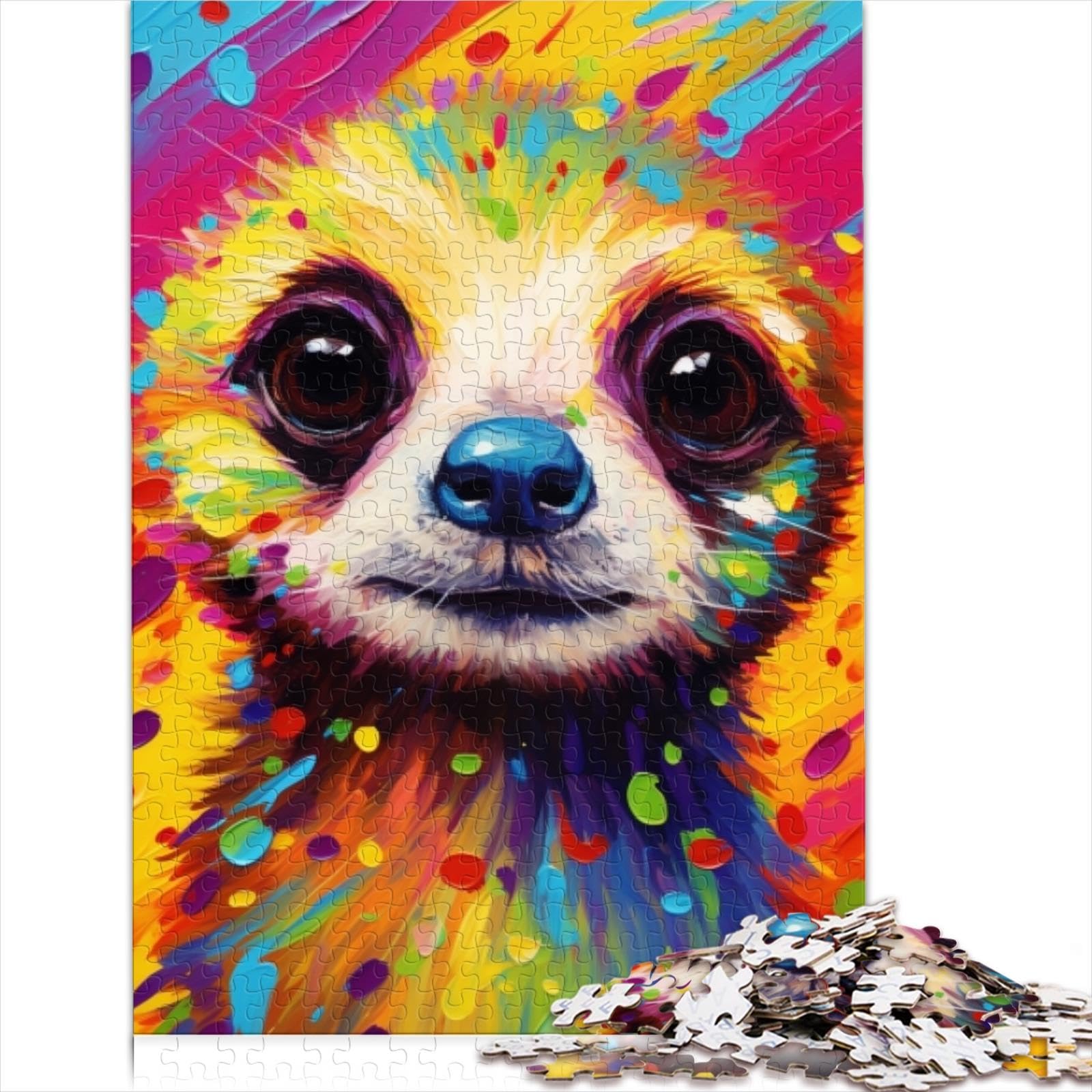 – Kids Puzzle Meerkat Educational Game Challenge Toy 1000 Pieces Cardboard Puzzles 12+ Teens Difficult Puzzles Size (26x38cm)