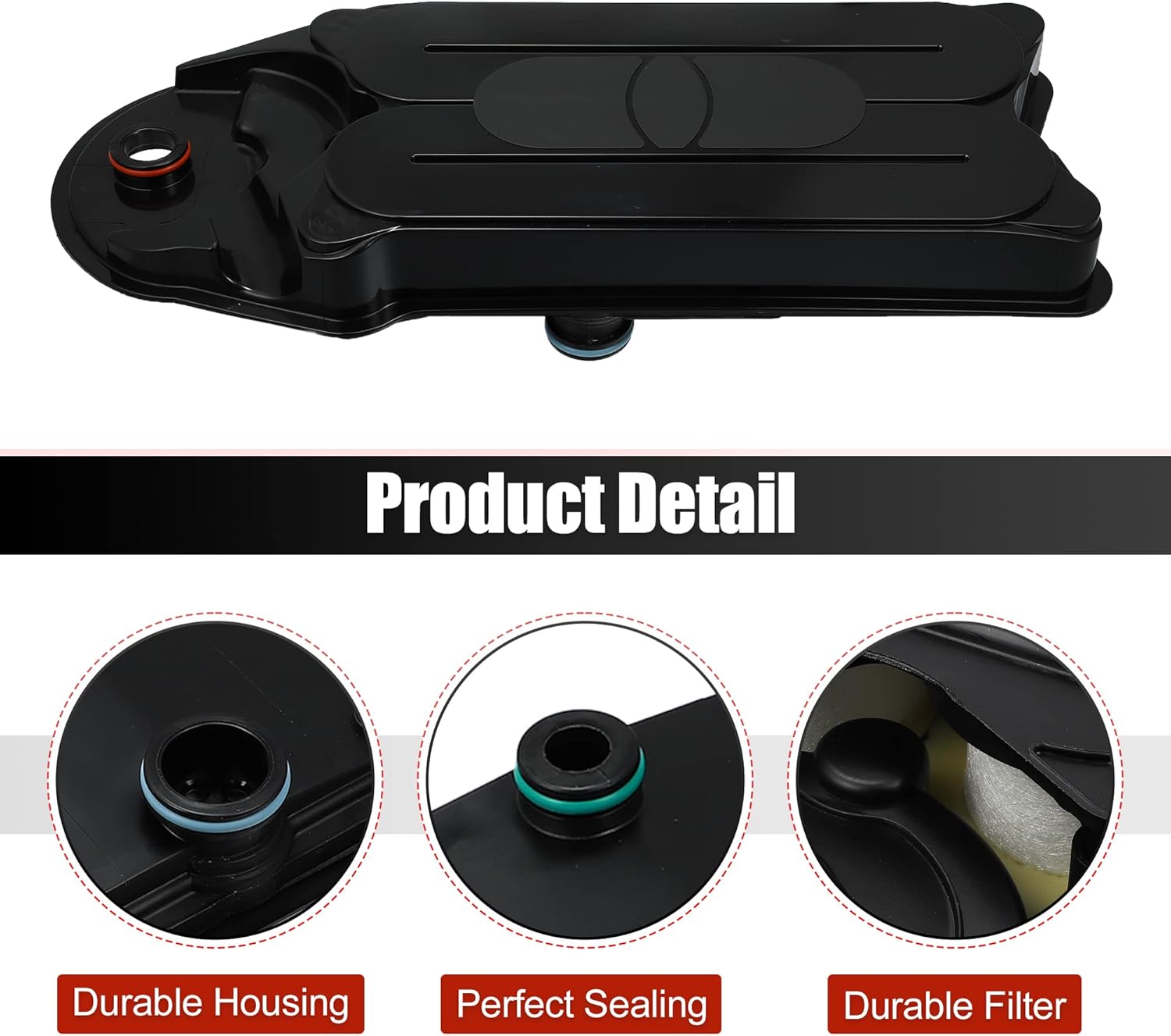 X AUTOHAUX 68002433AC Crankcase Ventilation Breather Filter Replacement for Dodge for Ram 2500 3500 4500 5500 for Ford F650 F750 ISB 6.7 Diesel Engine Element