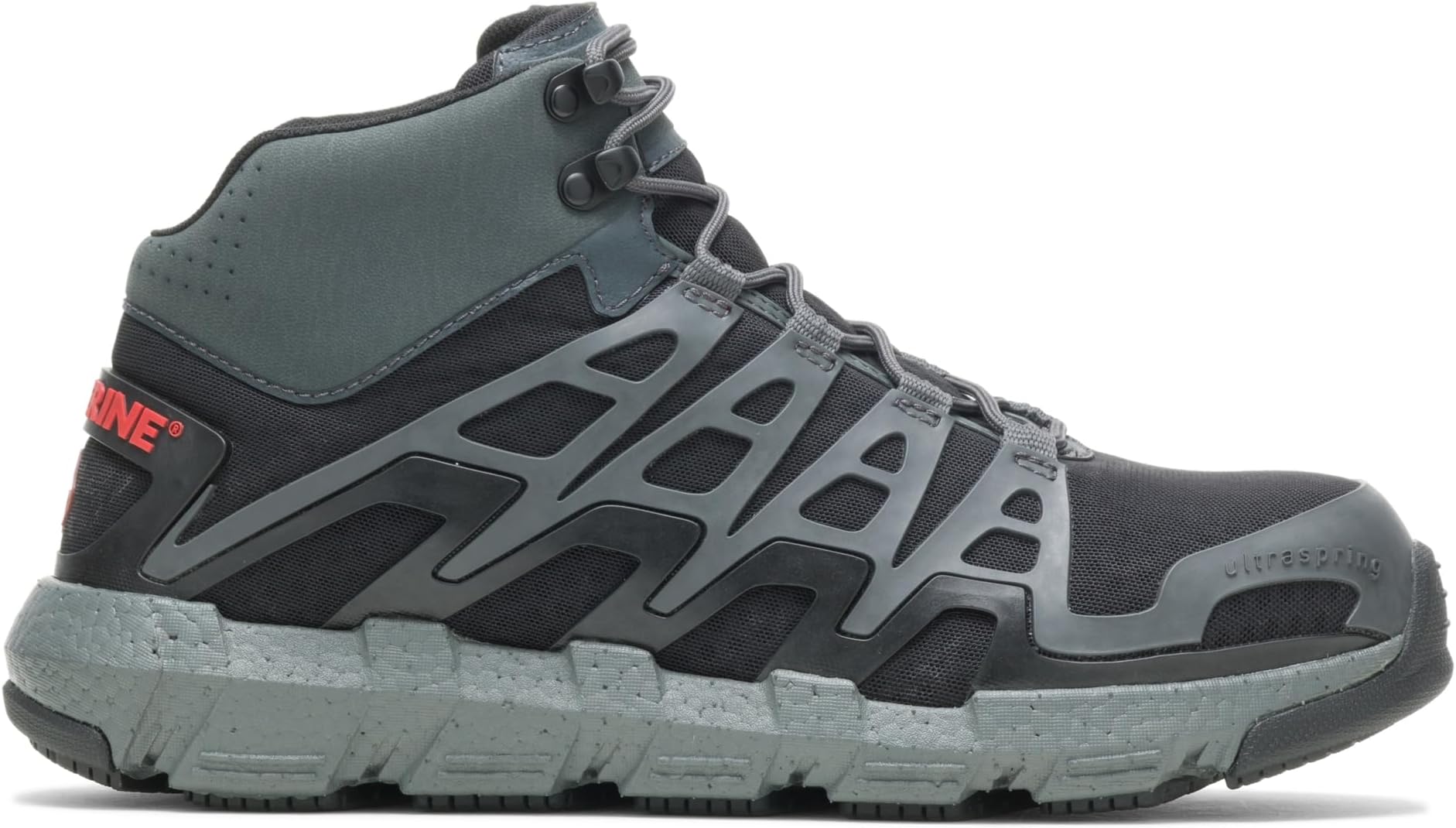 Wolverine Mens Rev Durashocks Composite Toe Slip Resistant Athletic Work Shoe