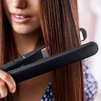 Amazon.com: Philips Hp8321 Esencial Care Plancha de pelo de cerámica de 1.0  in, color negro : Belleza y Cuidado Personal