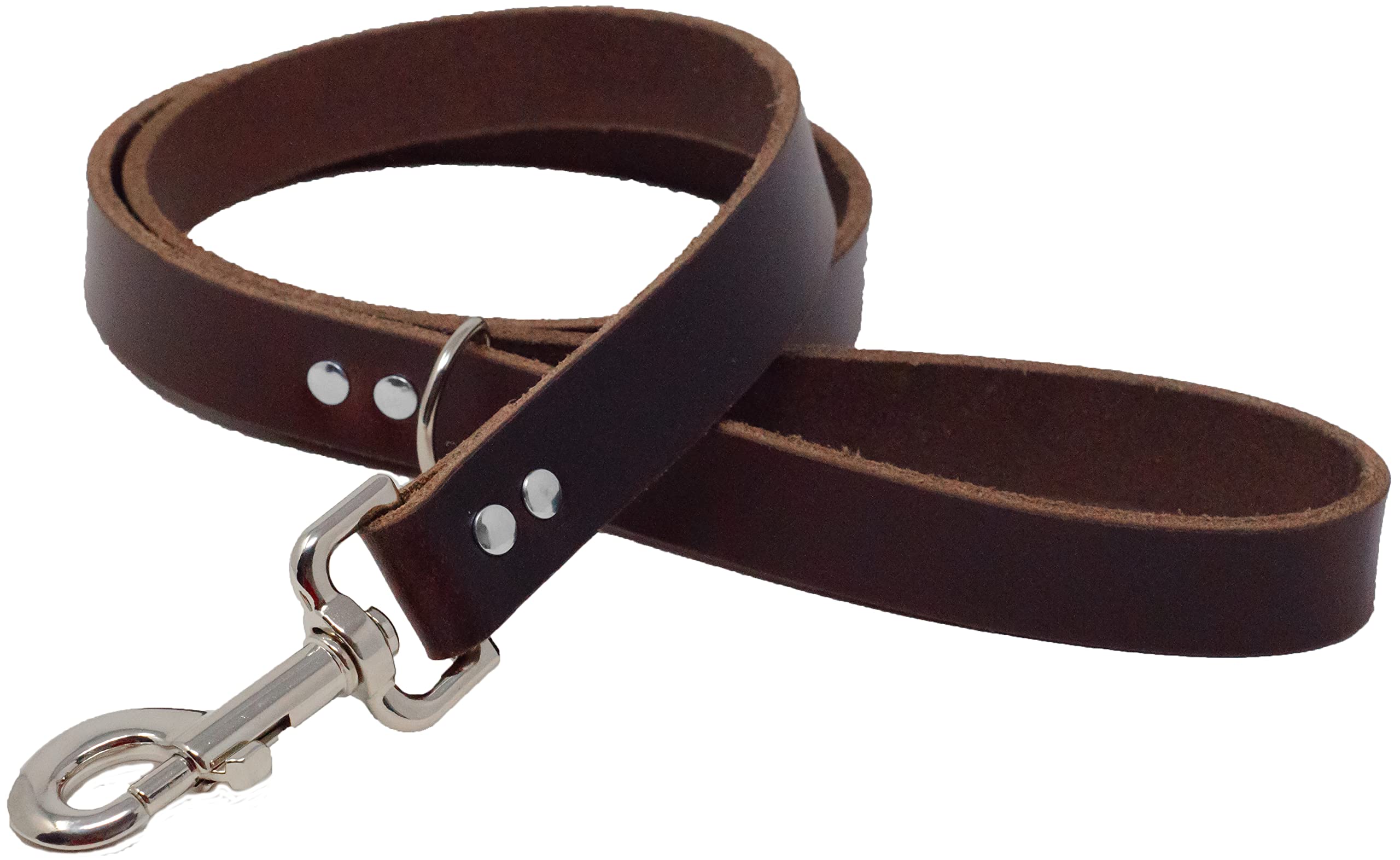 Ashford Ridge Made in England Correa para Perro de Cuero de Granos - Marrón Antiguo Pequeña (1m)