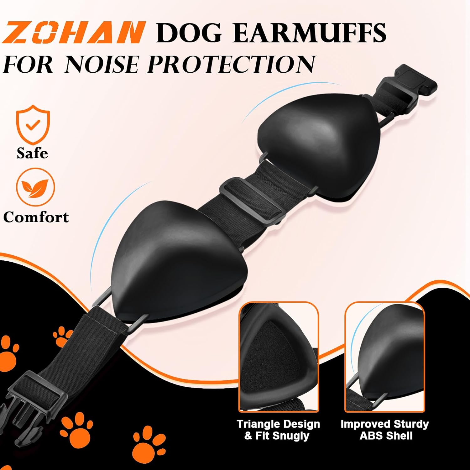 ZOHAN 030 & Dog Earmuffs for Noise Protection - 2Pack Kids Hearing Protection Best Gift for Your Kids and Dog Family