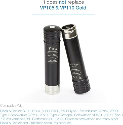 Miniatura 3 de ExpertPower 151995-03 383900-03 387854-00 00911271000 11271 900.112710 Batería híbrida, de níquel y metal, de 3.6 voltios, 1300 amperes por hora,