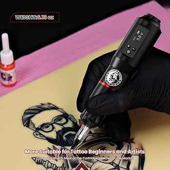 Amazon.com: Tattoo Gun Kit, Wormhole Tattoo Kit Wireless