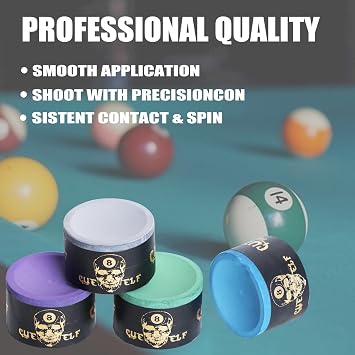 CUEELF Pool Chalk Premium Pool Cue Chalk Billiard Pool Stick Chalk Billiards Chalk-Blue,Green,Pink,Purple or Grey