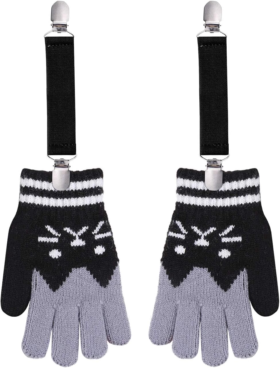 Century Star Stainless Steel Mitten Clips For Kids Elastic Glove Clips For Kids Babys Adults Winter Mitten Clips image 5