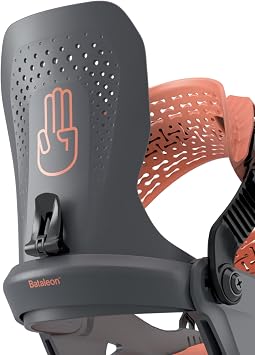 Bataleon Donna HW Women's Snowboard Bindings | HeelWrap, Flex 5/10, Nylon Highback, Nylon Baseplate, Forward Lean Adjustment, Beginner/Intermediate