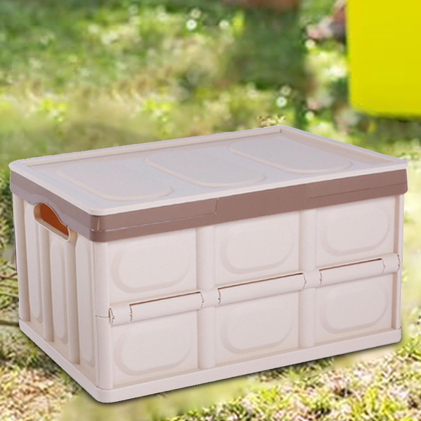 Organizador de maletero plegable,Organizador de maletero de coche con tapa | de almacenamiento para maletero de coche para ropa, juguetes, refrigerios,