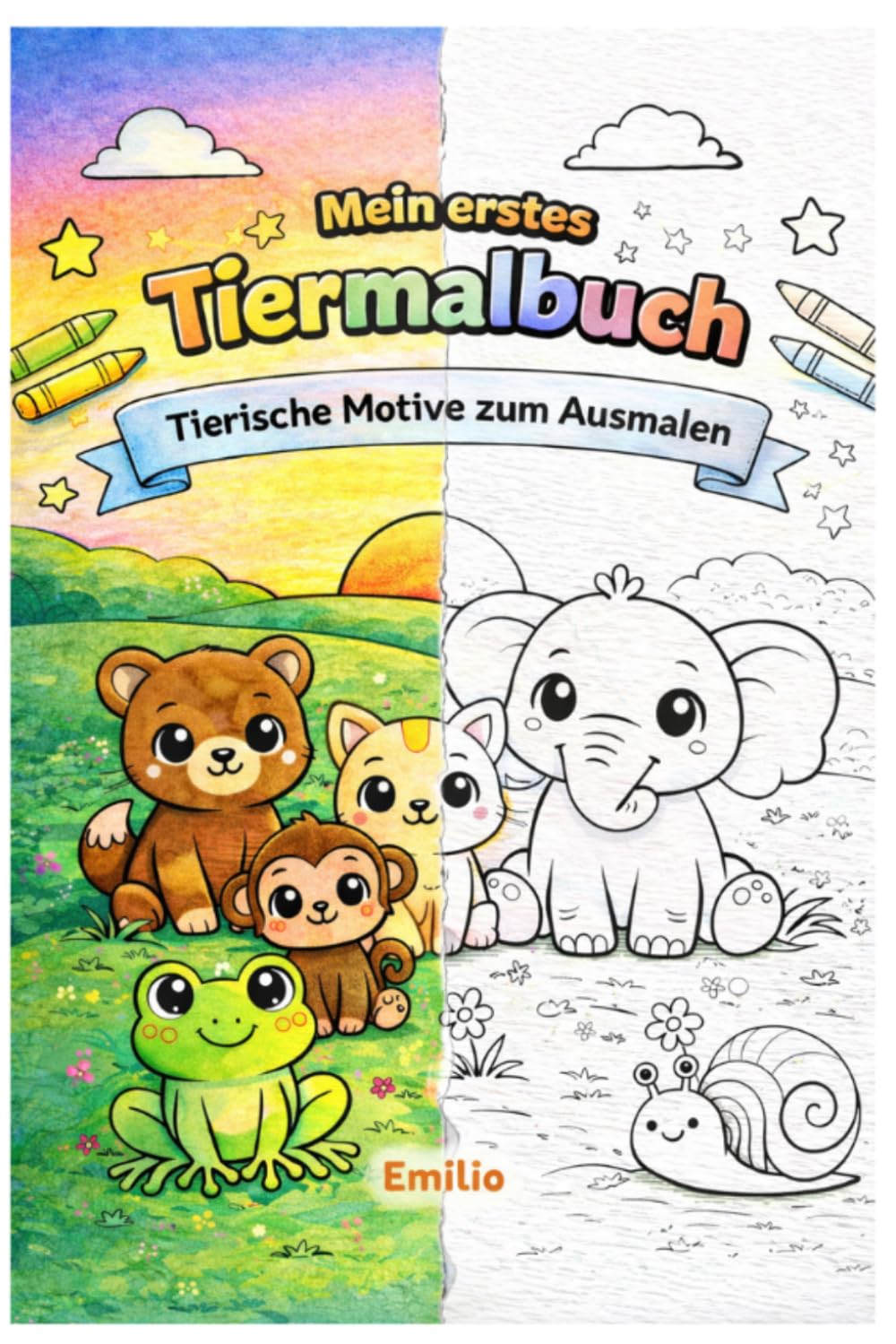 Mein erstes Tier- Malbuch