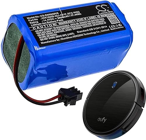 Batería de repuesto de 14.4V 2600mAh para Eufy RoboVac 11, 11S, 30, 30C, 15C, 15T, 12, 35C, 15C MAX, para aspiradoras Ecovacs Deebot N79S, 500, N79,