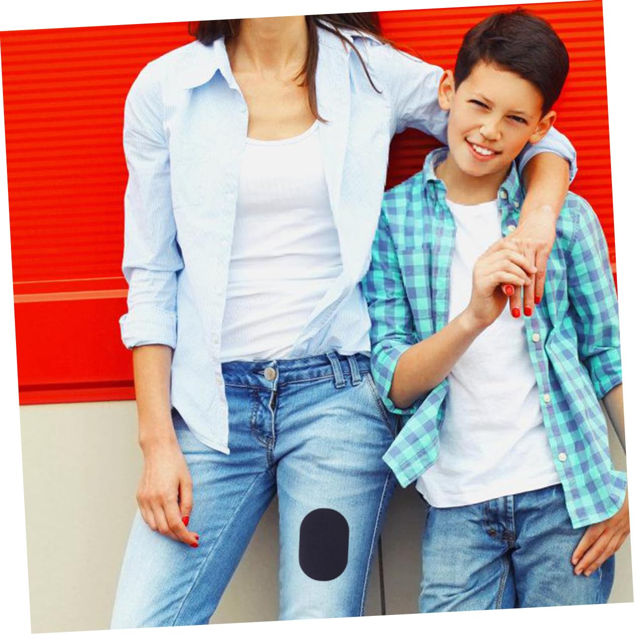 STOBOK 80stücke Teiliges Jeans-patches Zum Nähen Innenflicken Für Hosen Dekorative Stoffapplikationen Für Kleidung Vielseitige Reparatur Und Bastelpatches Verschiedenen Formen Und