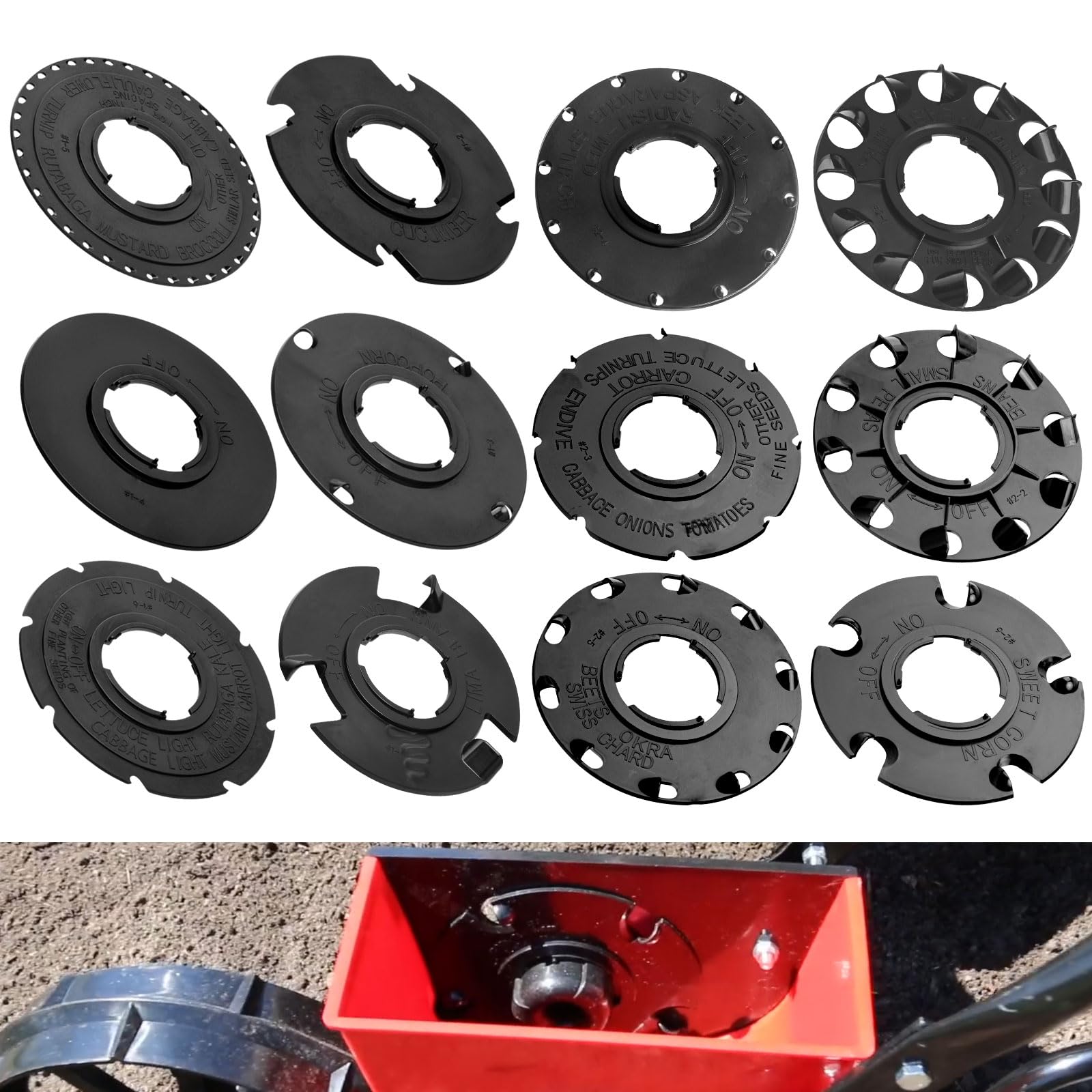 Amazon.com : ZHIXING 12 Pack 60009 60010 Optional Seed Plate