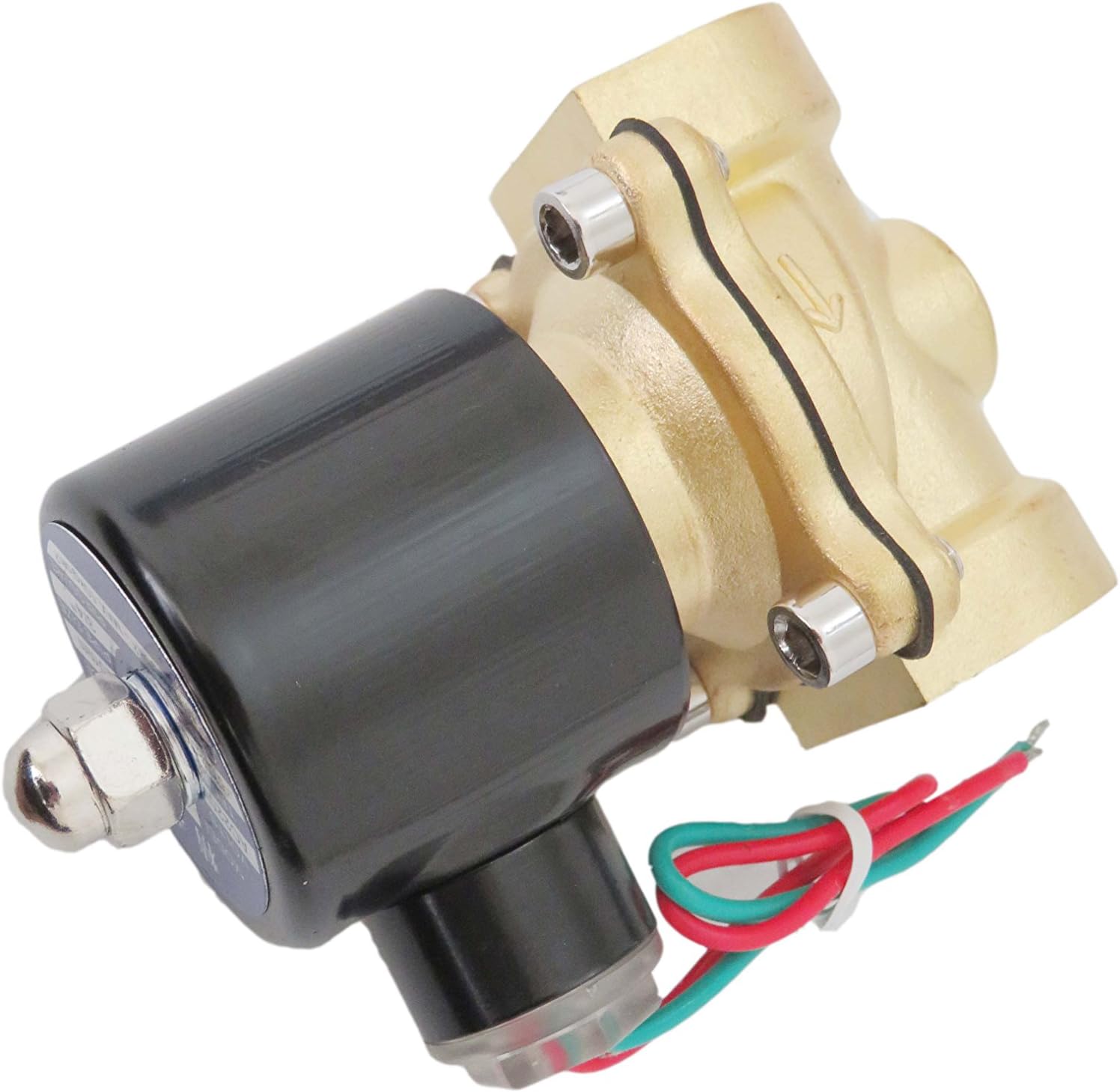 3/4 inch 220V-240V AC VAC Brass Electric Solenoid Valve NPT Gas Water Air N/C