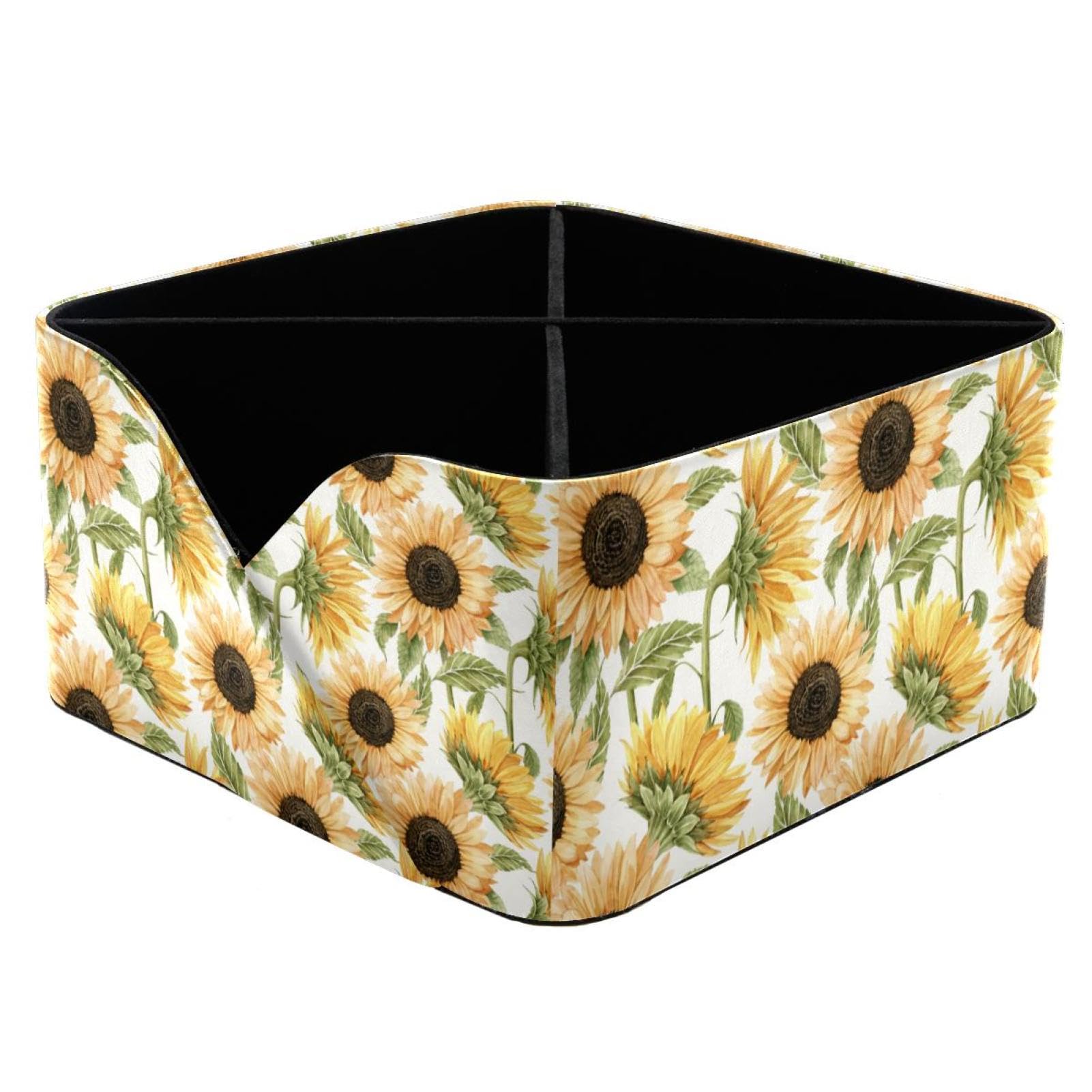 Porte-crayons tournesol à 4 compartiments pour optimiser le rangement de bureau