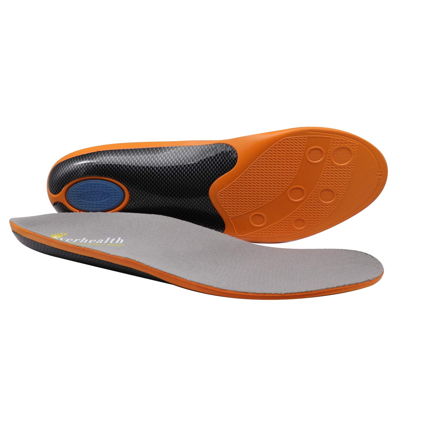 EverhealthEverhealth Arch Support Insoles Plantar Fasciitis Shoe Inserts  for Men Women, Flat Feet Heel Pain Metatarsal Pronation Orthotic Insoles