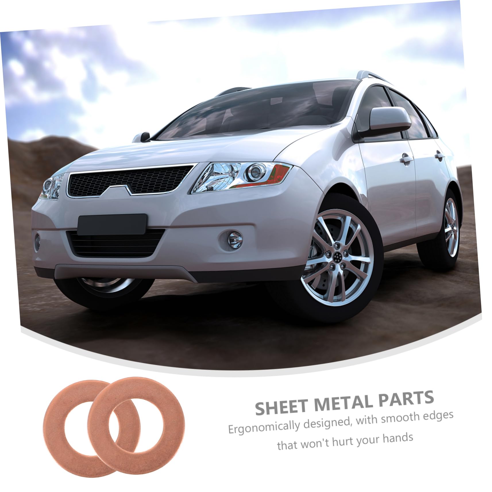 PartyKindom Aluminum Welding Nails Sheet Metal Accessories 100pcs Round Parts for Car Repair Home Use