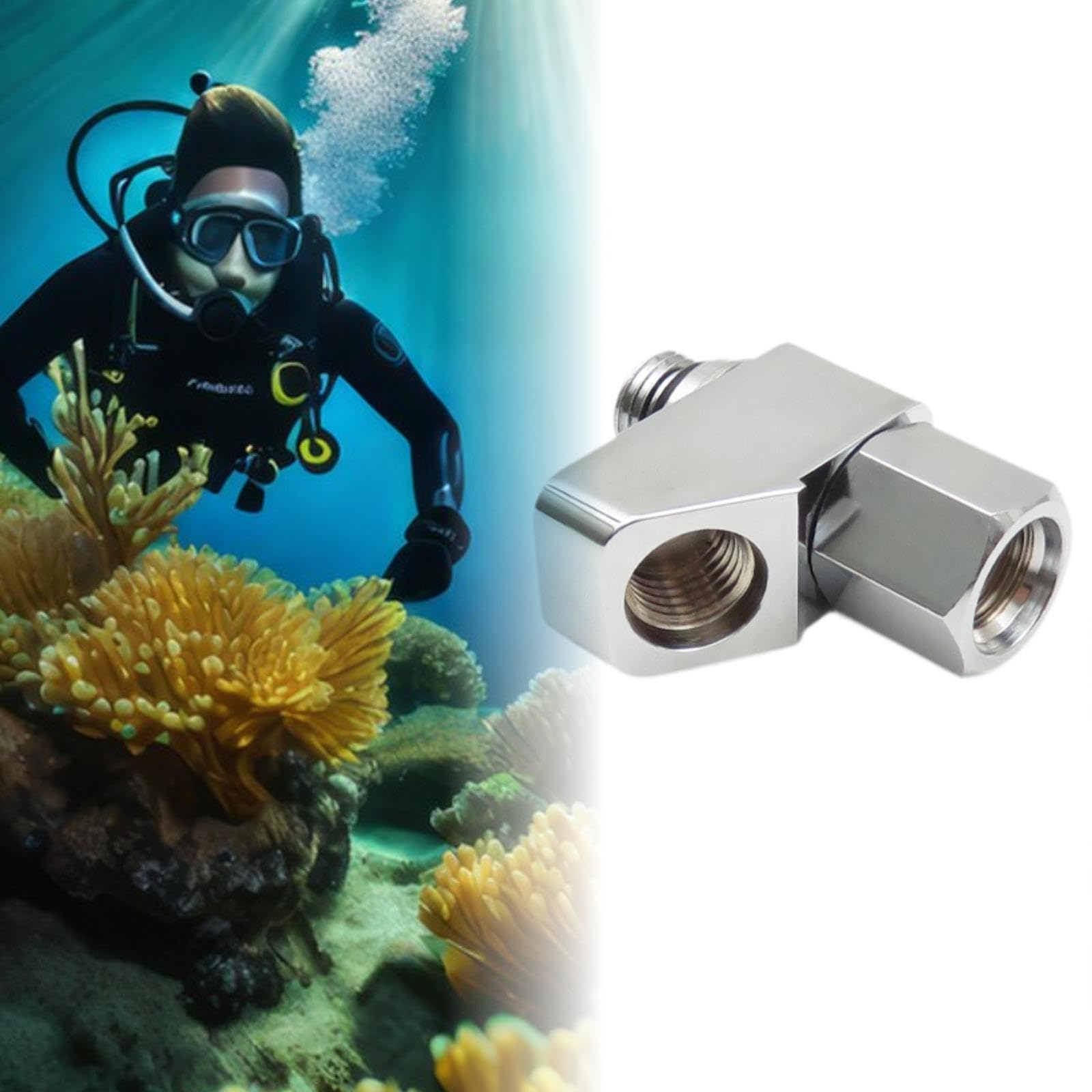 Connettore Splitter Leggero Ad Alta Pressione per Immersioni Subacquee Professionali