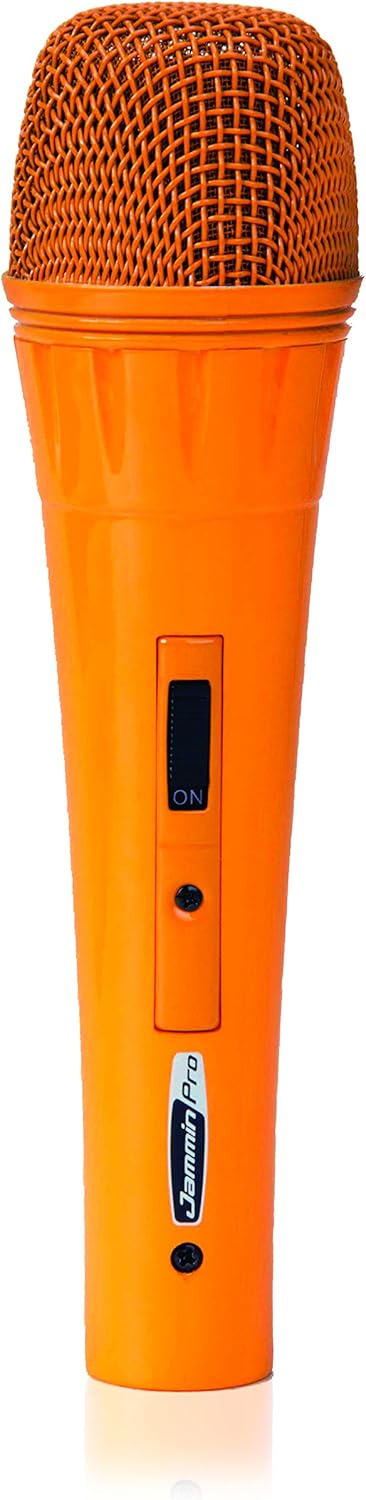 Dj Tech MIC019 Jammin Pro My Orange Handheld Mic W/ Kar