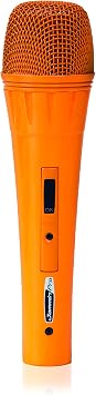 Dj Tech MIC019 Jammin Pro My Orange Handheld Mic W/ Kar