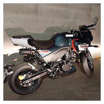 papico＊ Motorcycle Exhaust Muffler Tail Pipe Mid Link Tube Slip On