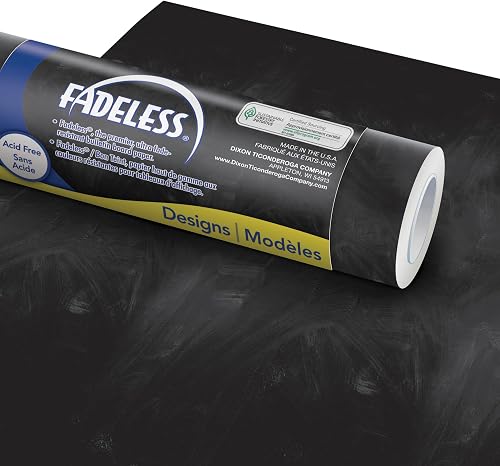 Fadeless® PAC57455 Pinnwand-Kunstpapier, Kreidetafel, 122 cm x 15 m, 1 Rolle