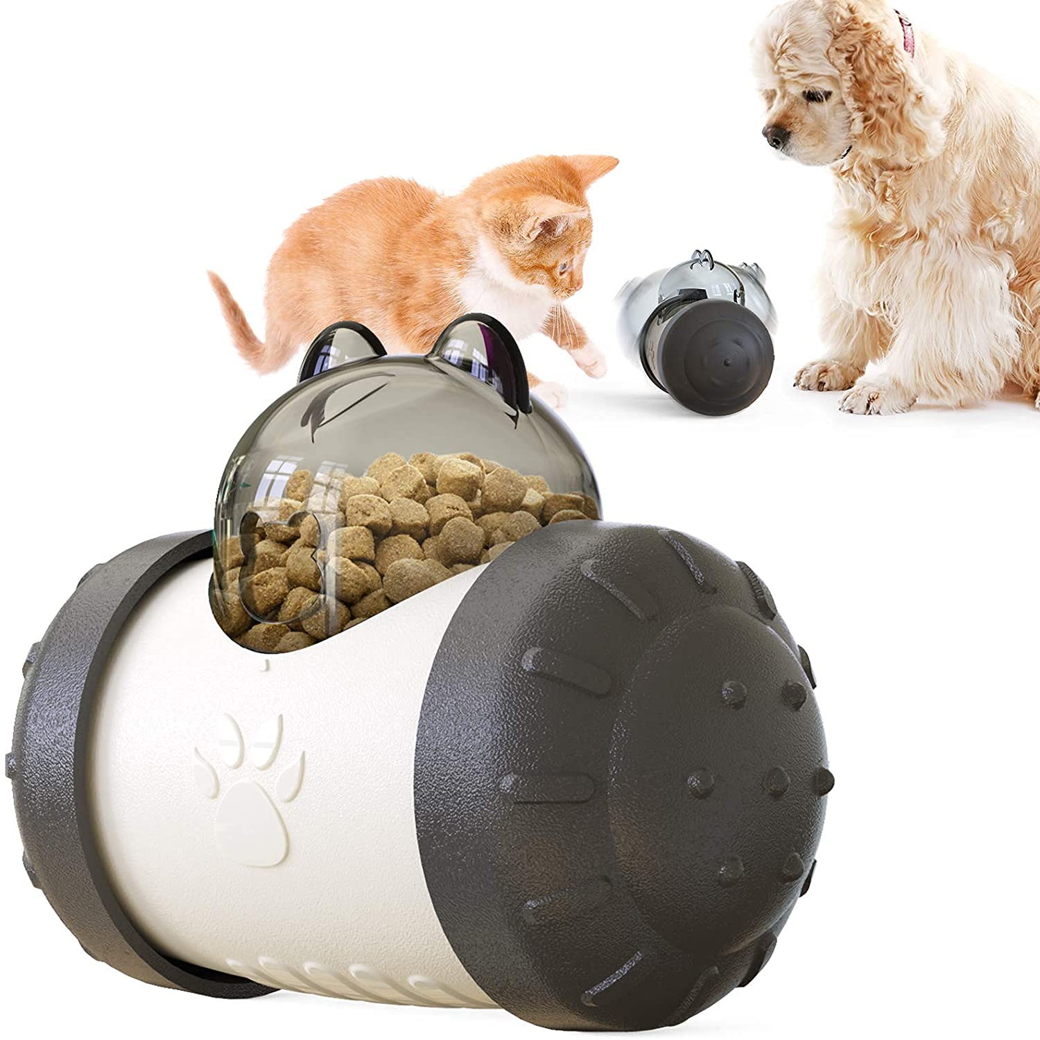 Pets Empire Slow Eating Dog IQ Treat Ball, Interactive Toy Education Dog Toy - Can Relieve Anxiety, Slow Feeder for Dogs (Black) (B097PX2RD7) Amazon Price History, Amazon Price Tracker