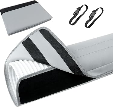Air Conditioner Hose Cover Wrap - Portable AC Insulated Hose Sleeve, AC Duct Insulation Protective Cover for 5" & 5.9" Diameter Exhaust Hoses