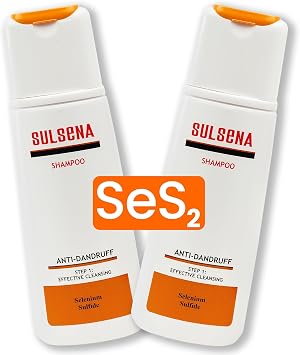 SULSENA Anti Dandruff Shampoo Set for Men and Women - Effective Anti Dandruff Shampoo for Oily Hair, Reduces Itchiness, Controls Sebum, Ideal Shampoo for Dandruff and Scalp Health