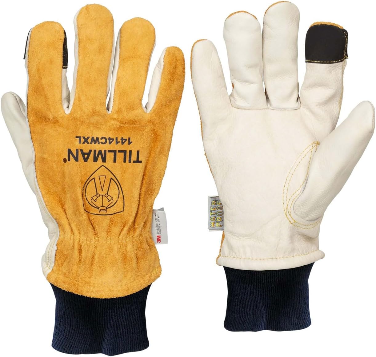 Tillman 1414CW Top Grain Cowhide Winter Drivers Gloves, X-Large