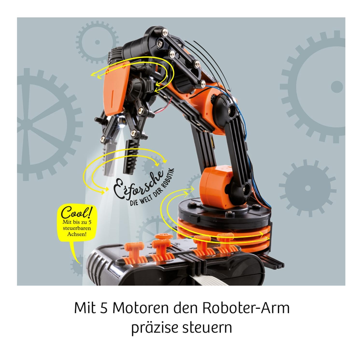 Roboter-Arm (drei Fragezeichen): Experimentierkasten