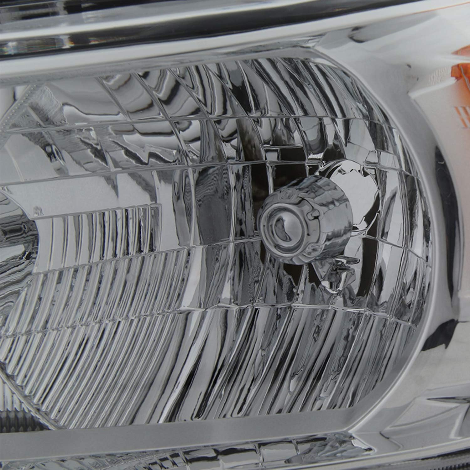 AKKON - Fits 2010 2011 2012 2013 Toyota 4Runner [Halogen Type] without Trail Package Chrome Headlights Left+Right Pair
