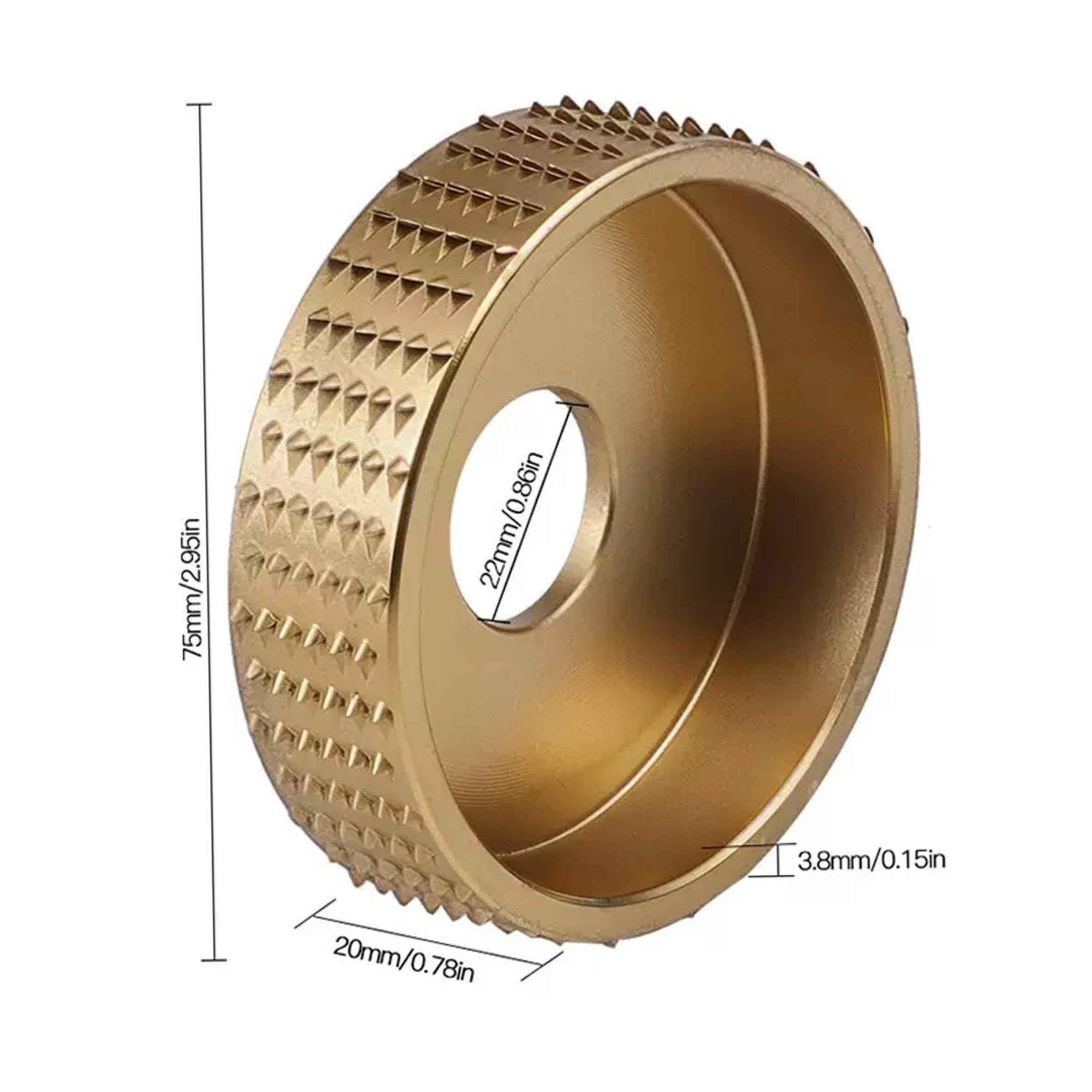 Juego de discos de tallado de madera de 9 piezas, juego de discos de lijado con amoladora angular para amoladoras manuales y máquinas pulidoras