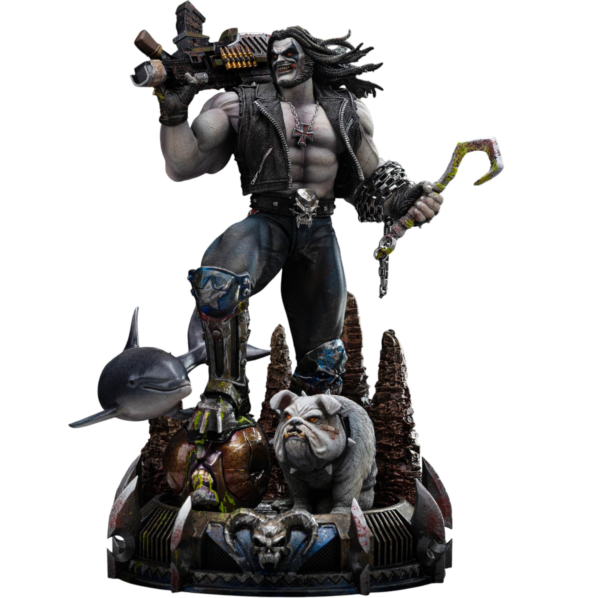 Iron Studios Statue Wolf Unleashed DC Comics Art Skala 1/10 24 cm