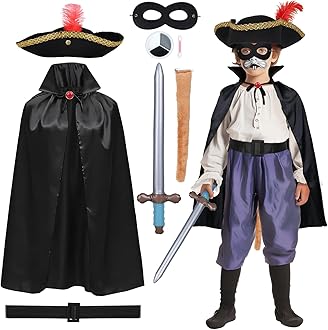 Rat Costume for Boys Girls Rat World Book Day Costumes for Kids 2026 - Hero Man Character WBD Fancy Dress for Childrens Robber Pirate Carnival Cos Party
