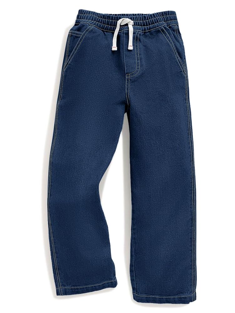 Amazon.com: Haloumoning Boys Jeans Drawstring Elastic Waist
