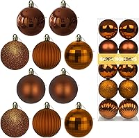 Vista 66 de Esferas de Navidad plateadas grandes de 4 pulgadas, inastillables, adornos colgantes para árbol de Navidad, cumpleaños, Halloween, fiestas