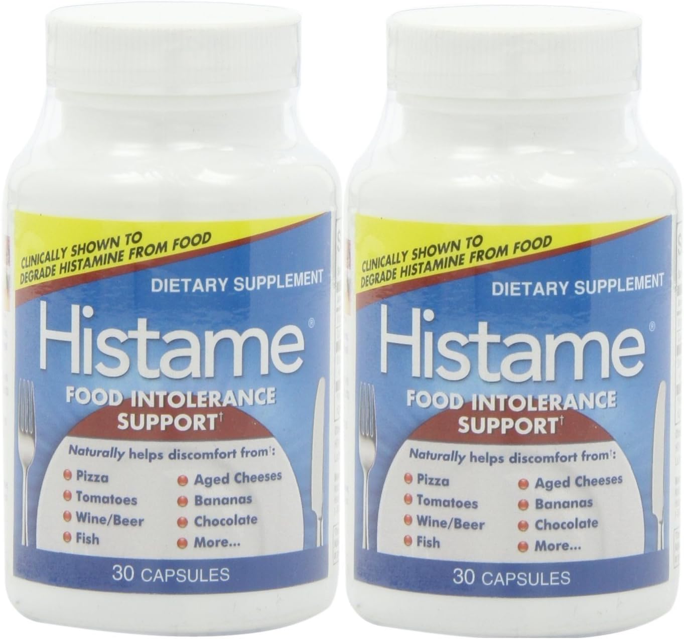 Histame, Food Intolerance Support, 30 Capsules (2 Pack)
