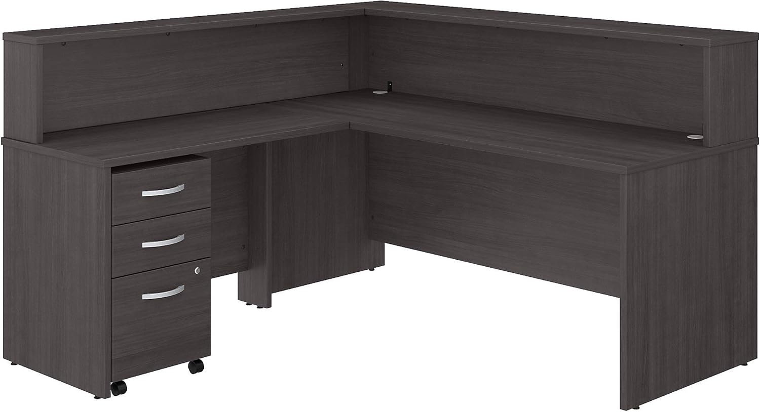 Bush Business Furniture Studio C L Shaped Reception Desk