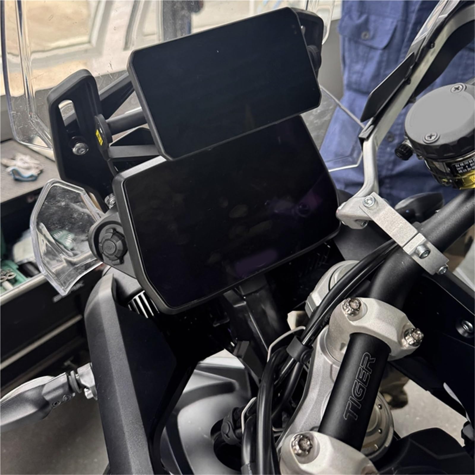 Support De Navigation pour Moto pour Triumph Tiger 900 GT Pro Rally 2024 2025, Téléphone, Plaque GPS