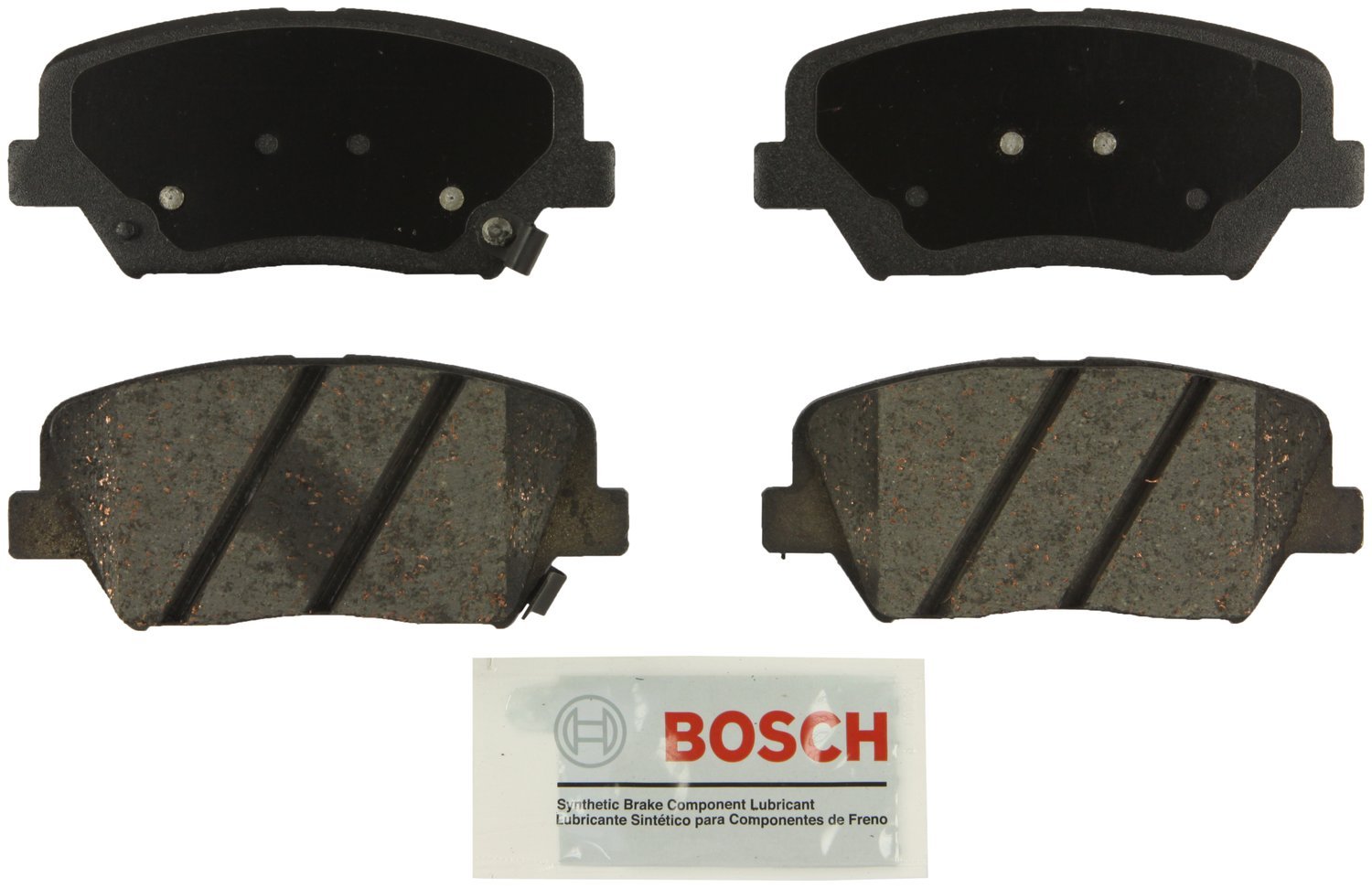 Bosch BE1324H Blue Disc Brake Pad Set with Hardware - FRONT — view 200