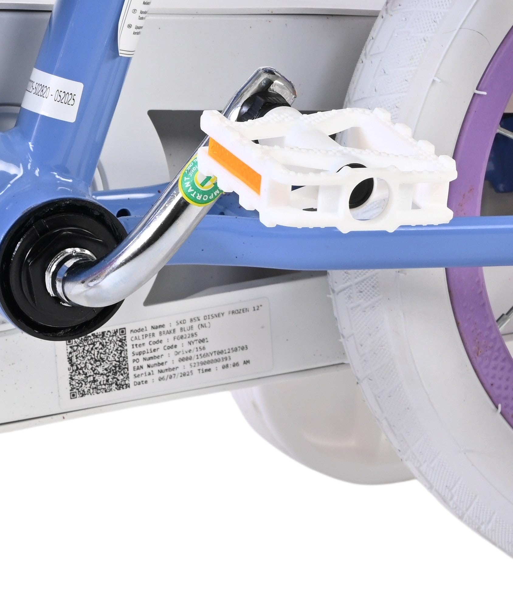 Volare Kinderfahrrad | 3–5 Jahre | Doppelte Handbremse, abnehmbare Stützräder, Pedalreflektoren & Trinkflasche | Verstellbarer Sattel | Geschenk für Mädchen