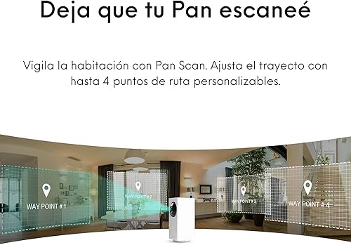 Miniatura 9 de Wyze Cam Pan 1080p PanTiltZoom Wi-Fi Cámara para interiores con visión nocturna audio de 2 vías funciona con Alexa y el Asistente de Google blanco -