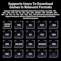 Vista 7 de RG 476H Retro Consola de juegos portátil RG 476H Consola de juegos retro sin tarjeta 4.7 pulgadas IPS pantalla multi-táctil Android 13 Unisoc T820
