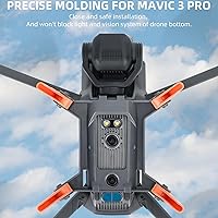 Vista 4 de Tren de aterrizaje compatible con DJI Mavic 3 Pro Spider - Kit de extensión plegable para tren de aterrizaje, accesorios para drones (gris)