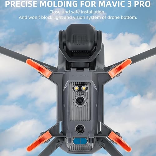Miniatura 4 de Tren de aterrizaje compatible con DJI Mavic 3 Pro Spider - Kit de extensión plegable para tren de aterrizaje, accesorios para drones (gris)