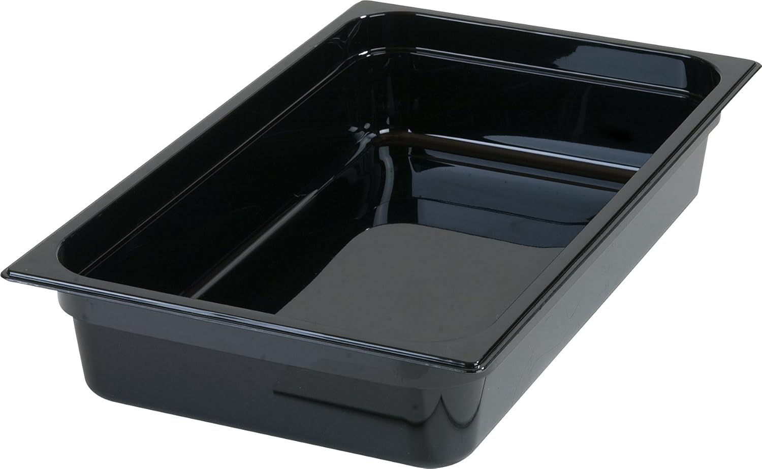 Carlisle FoodService Products 10401B03 StorPlus High Heat Food Pan, 4" Deep, Full Size, Black