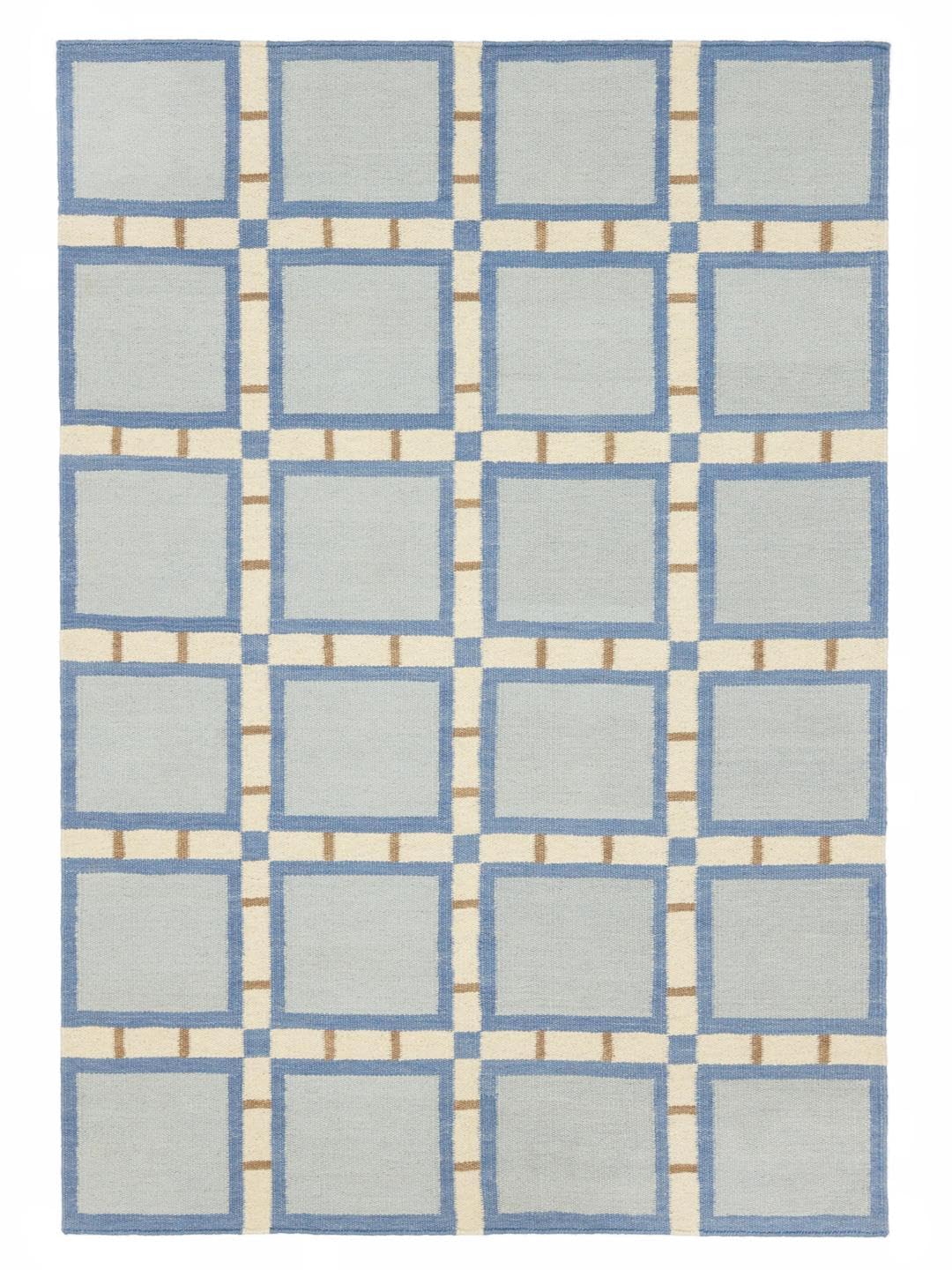 RugVista Kalmar Tapis, 140 x 200 cm, Bleu